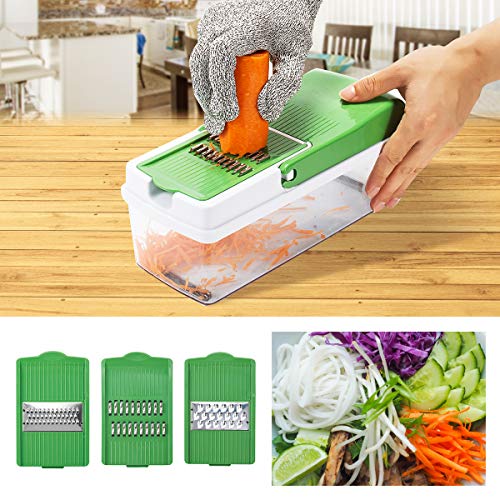 WOKOKO - Tagliaverdure 8 in 1, affettaverdure