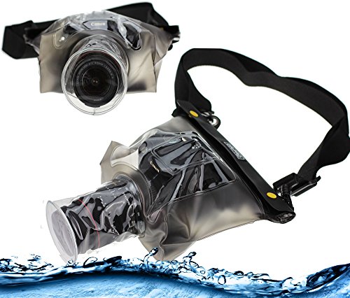 Preisvergleich Produktbild Navitech Schwarze wasserdichte Unterwassergehäuse Kasten / Beutel-trockener Beutel für das Nikon D7100