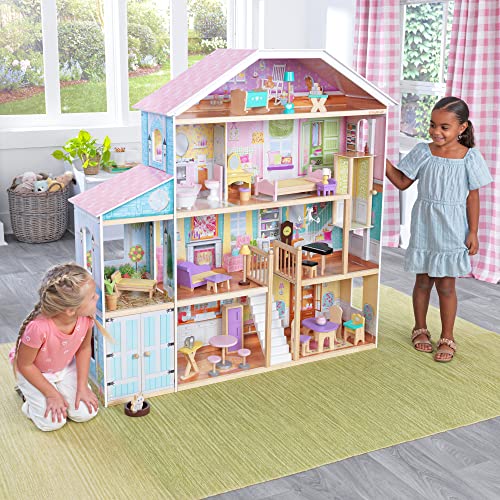 Kidkraft 65954 Grand View Mansion Wooden Dollhouse thumb #3