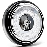 Polyvalent - Grâce à l'indication de l'altitude, le baromètre peut être utilisé comme altimètre. Pratique à bord des navires, des bateaux, pour la météorologie et comme prévision météo avec des zones pré-marquées.