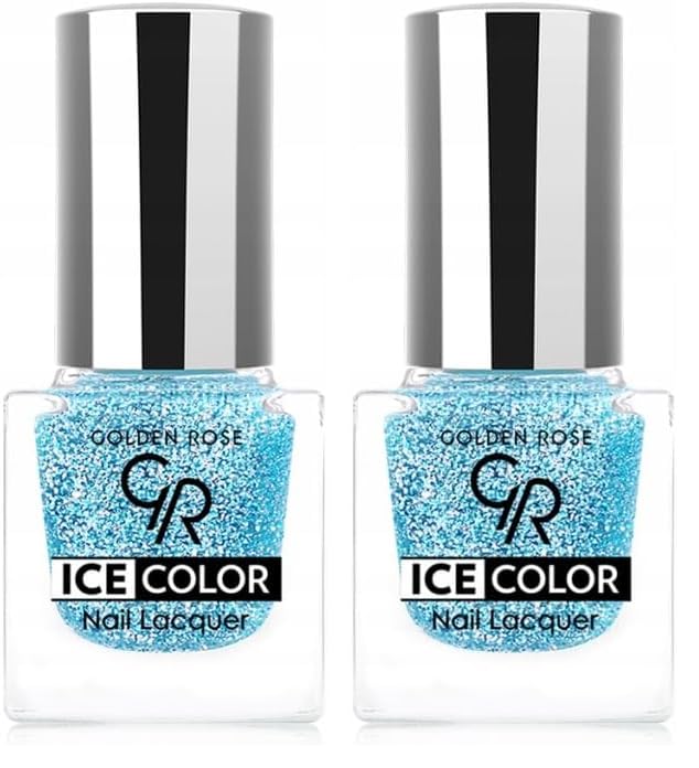 Golden Rose Ice Color Nail Lacquer Glitter No:222 - Oje 2li paket