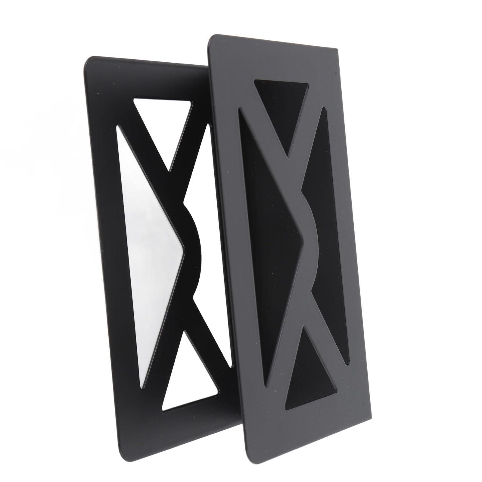 Ausla Porta Lettere da Scrivania in Metallo, Design a Busta, Organizzatore per Posta, Nero, 270g