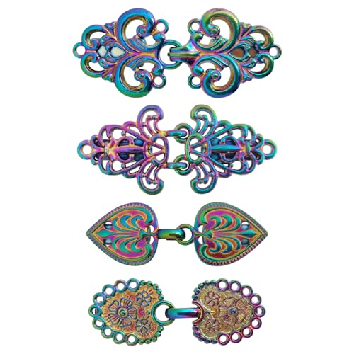 Image of CLINTT Exquisite Retro Sweater Twirl Clips, Cape Cloak Fasteners for Dresses, Stylish Cardigan Clips