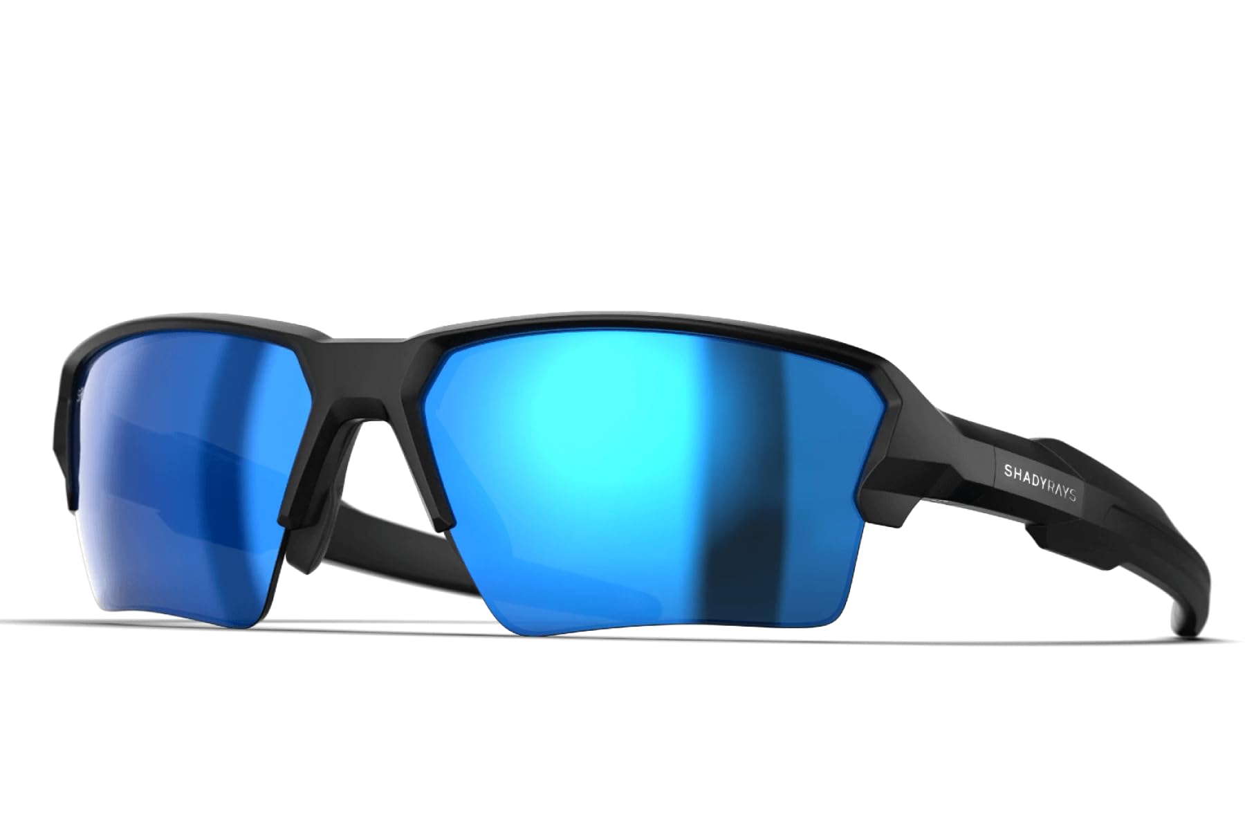 Shady Rays Talon Mens Semi-Rimless Sport Polarized Sunglasses