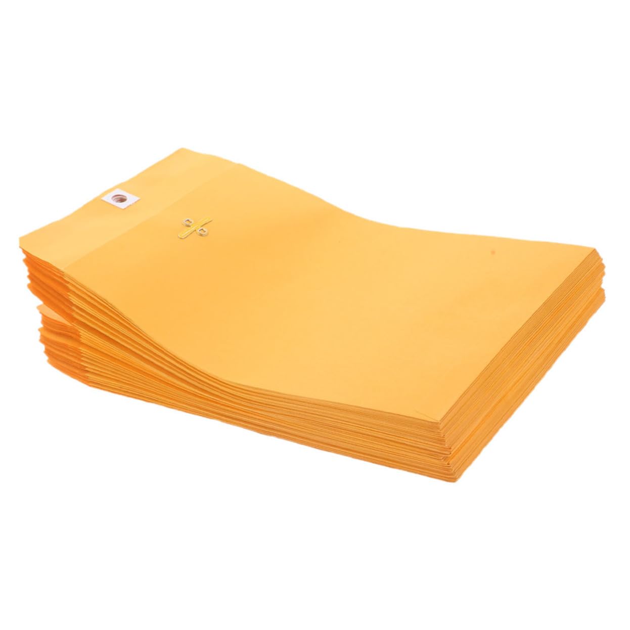 SHOWERORO Sobres de Papel Kraft Resistentes con Cierre de Presión 100 Unidades Tamaño Carta para Almacenamiento de Documentos Y Envío por Correo