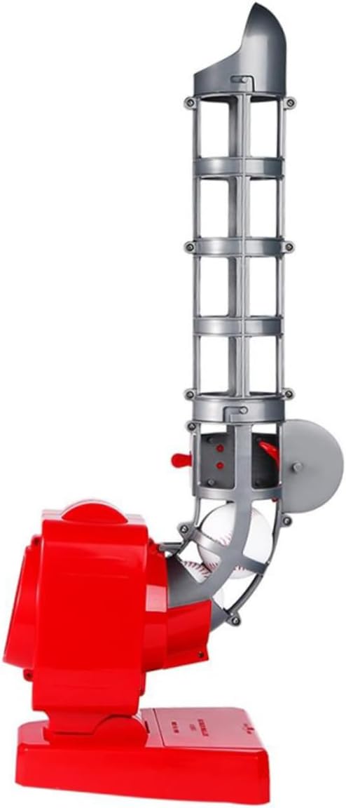 Automatic Baseball Pitching Machine Boy Girl Outdoor Baseball Trainer with Bat Balls Safe Design for Skill Development No Batteries Needed