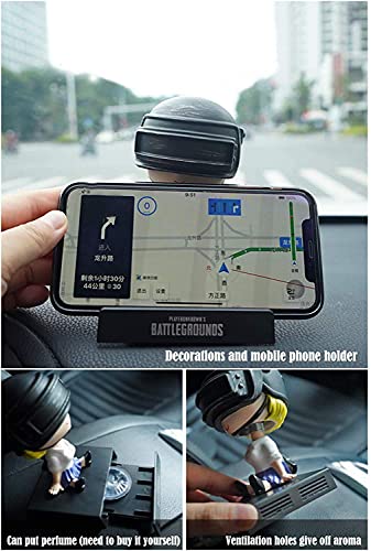 Image of Awestuffs Phone Holder Bobblehead Action Figure for Car Dashboard, Office Desk & Study Table (Pack of 1) (PUBG Diva)