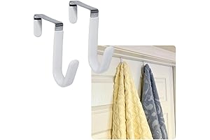 Evelots Over The Door Hooks - 2 Pack