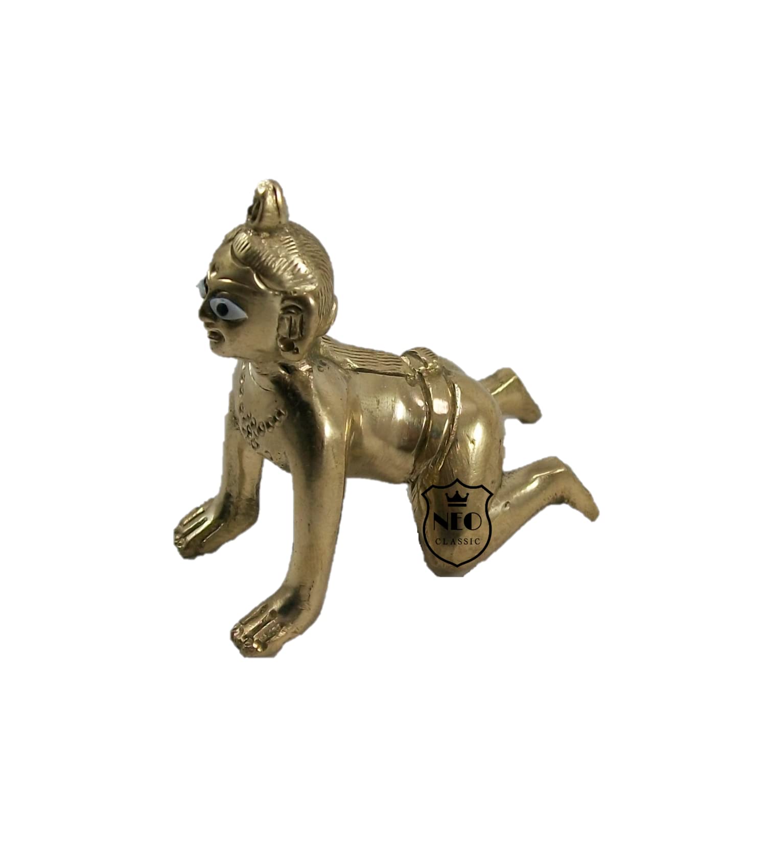Buy Ashtadhatu-Brass Radha Krishna Idol (15 Inch Height) Online at Low Prices in India
