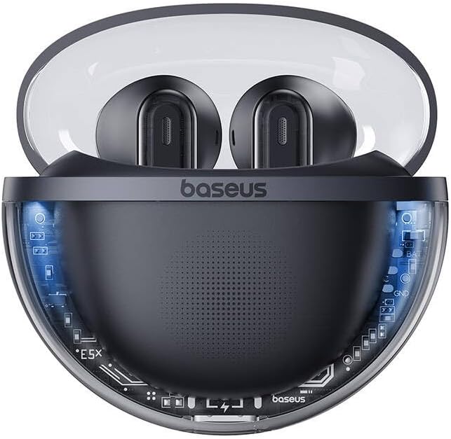 Baseus Bowie E5x Charging Case with Earbuds Inserted