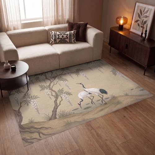Alfombra rectangular salón OnlyWow 200x140 cm dormitorio beige 3