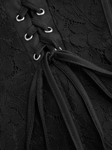 CIDER Lace Corset Dress Strapless Tie Back Mini Bodycon Cocktail Party Dress4