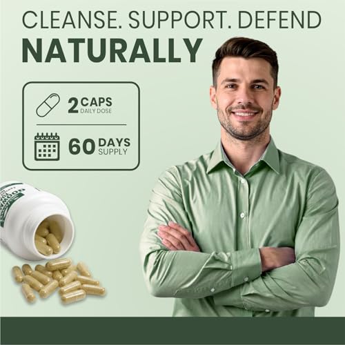 Image of Wormwood Complex with Black Walnut & Clove, 3-in-1 Herbal Blend, Sweet Wormwood Extract Capsules, 120 Vegan Capsules, 2 Month Supply, Non-GMO & Gluten Free Supplement