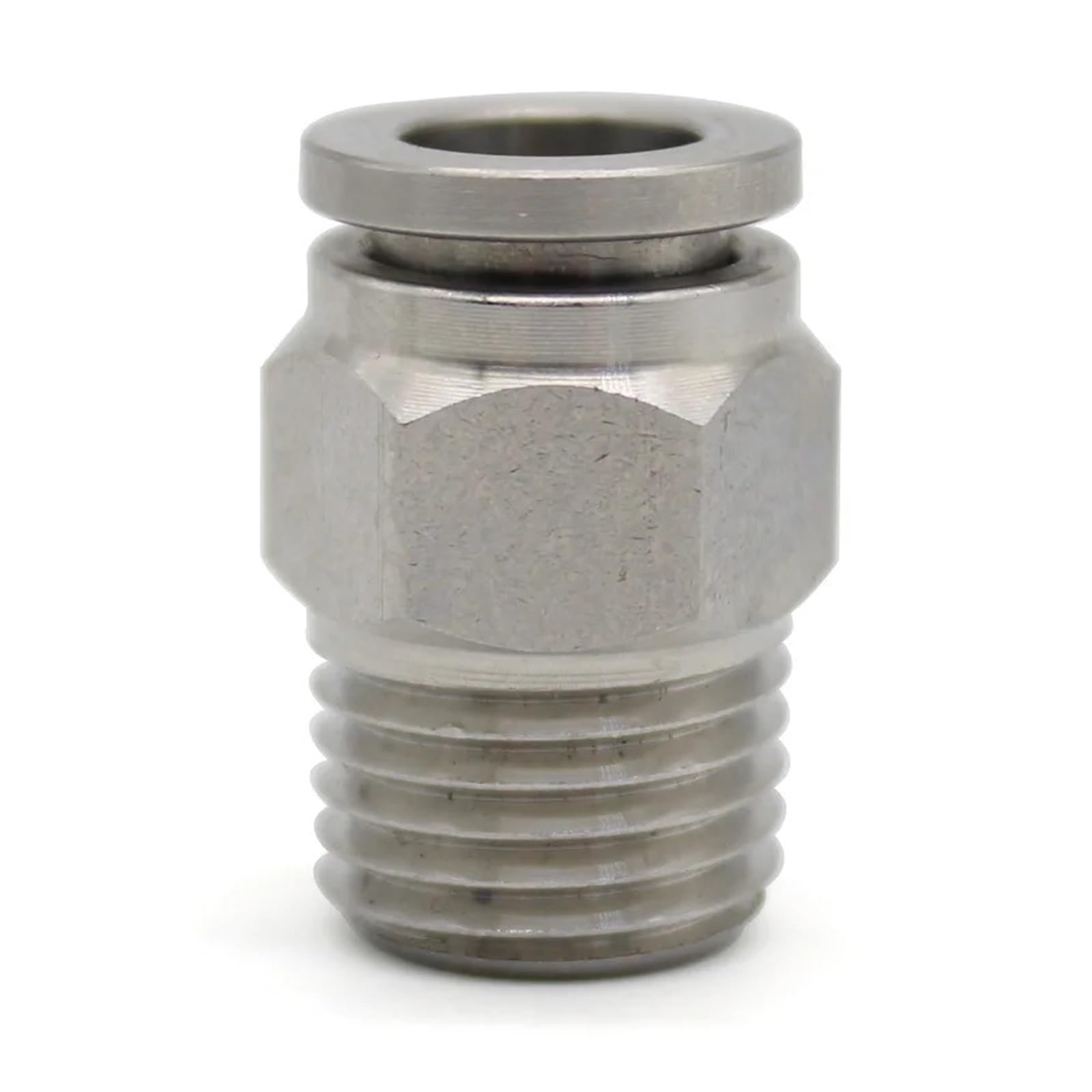 AARTERZZA 1PC 304 Stainless Steel External Thread Pneumatic Quick Coupling PC6MM-1/2 BSP External Thread