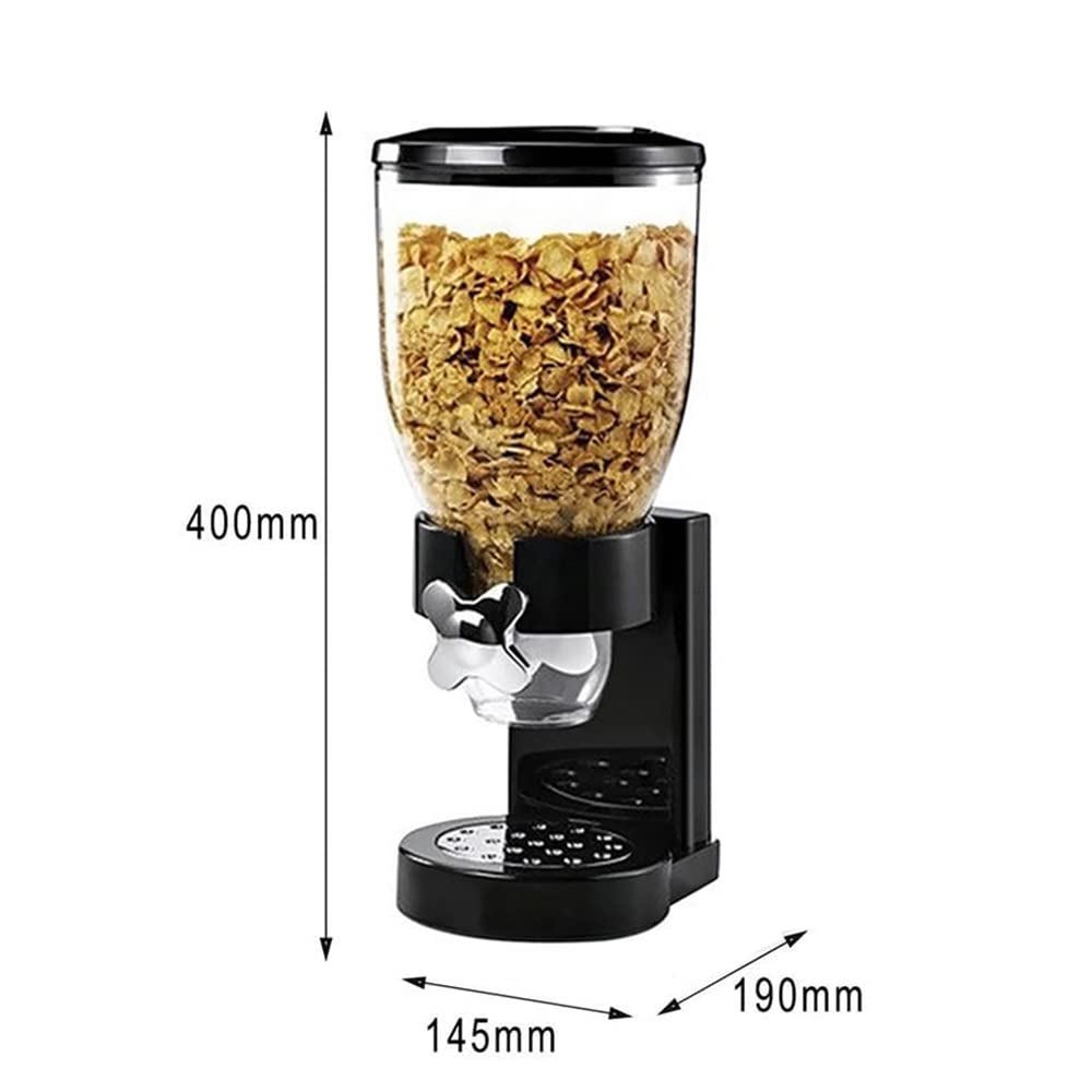 Dispenser per cereali, facile da usare, dispenser per alimenti a secco, contenitori per cereali, perfetti come caramelle, noci, riso, granola, dispenser per alimenti e altro ancora, erogazione di