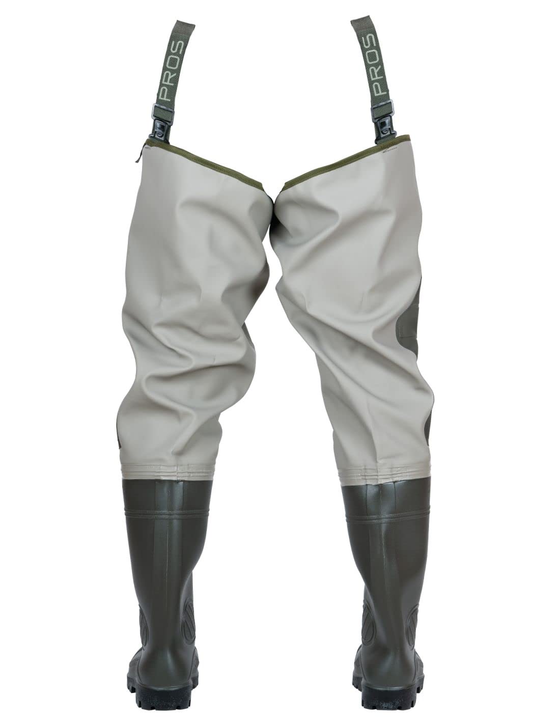PROS wasserdichte Watstiefel Oberschenkel Wathose mit verstärkten Knien