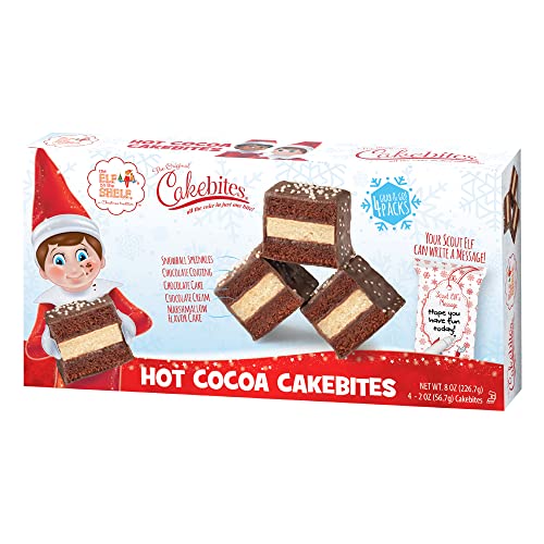The Original Cakebites by Cookies United, Grab-and-Go Bite-Sized Snack (Hot Cocoa, Family Pack)