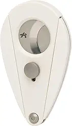 Xikar Cortador de charutos Xi2 - Cortador de charutos de guilhotina dupla de precisão com lâminas de aço inoxidável 440 | Cortador de charutos Rockwell C avaliado 54 a 60 anéis, design ergonômico em