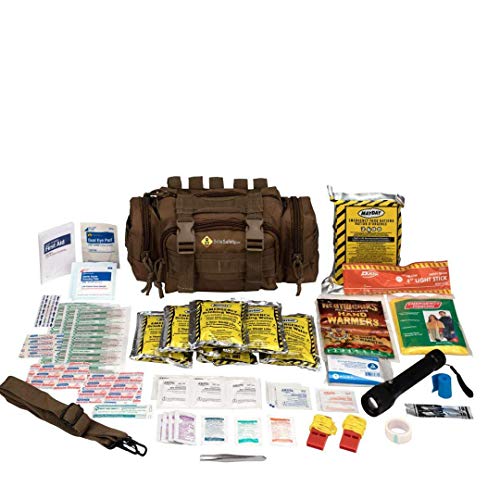 Emergency Preparedness 1 Person First Aid 3 Day Survival Kit - 72 Hour Survival Bag with First Aid Supply