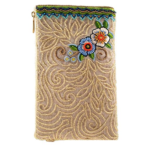 Mary Frances Soaring Spirit Beaded Dragonfly Crossbody Cell Phone Bag with Removable Strap, Multicolor2