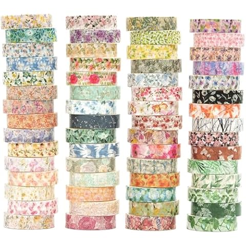 YUBX 60 rouleaux Washi Tape Cover