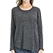 Bearsland Women's Maternity Autumn Long Sleeves Breastfeeding and Nursing Top,Black,Medium
