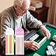 Fukaisu 320 Stück Transparent Mahjong-Linienfinder-Notizen, Keine Rückstände Beschreibbare Aufkleber Regelleser Mah-Jongg-Zubehör für Anfänger und Spieler Strategie- und Regelleser für NMJL-Karten