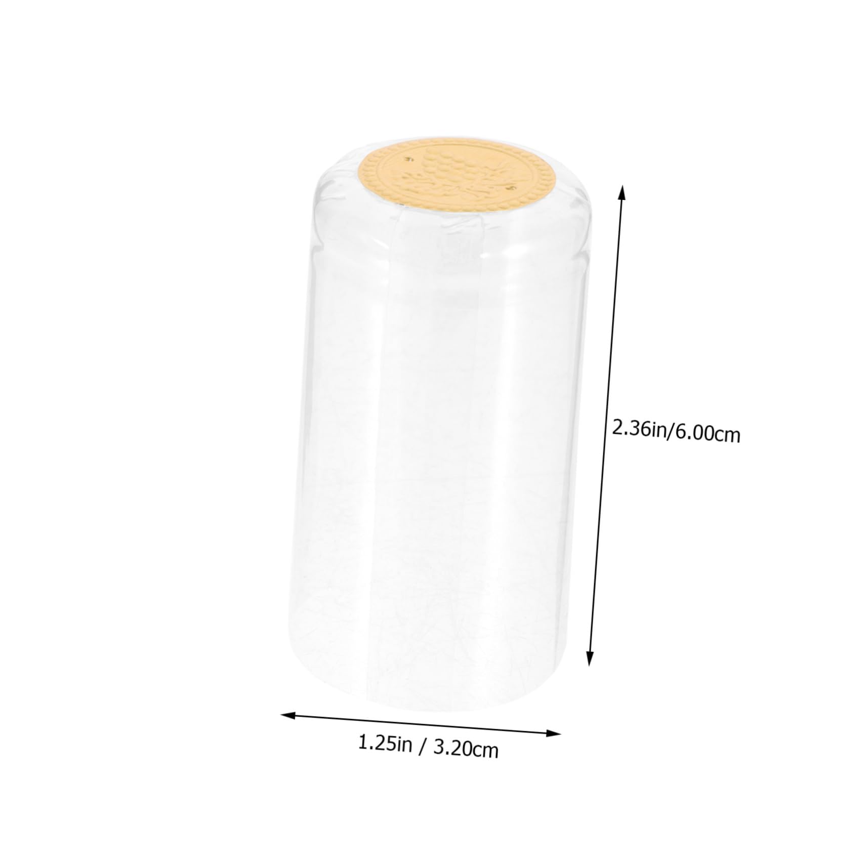 Mikinona 100pcs Heat Shrink Capsules Sleeves 32mm Large Wine Bottle Caps Wine Bottle Decorative Sealed Covers for Wine Shop