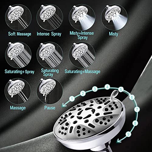 Soffione Doccia, 9 Modi Funzionedoccino per Doccia...