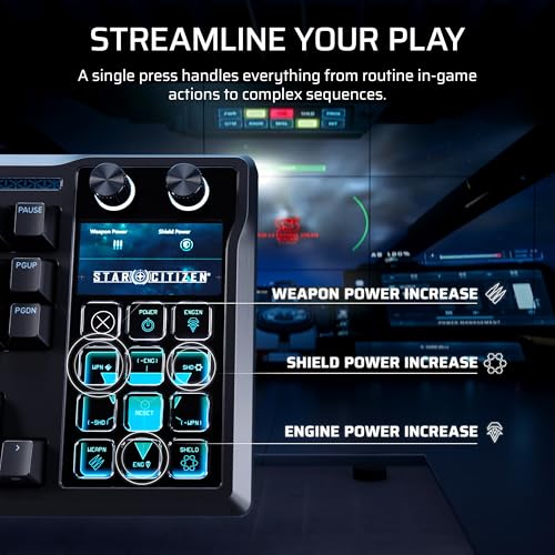 Image of Corsair Galleon 100 SD RGB Mechanical Wired Gaming Keyboard - QWERTY US, Stream Deck-Integrated, Pre-Lubed MLX Pulse Thocky Hotswappable PBT Double-Shot Switches, FlashTap SOCD, 8,000Hz - Black