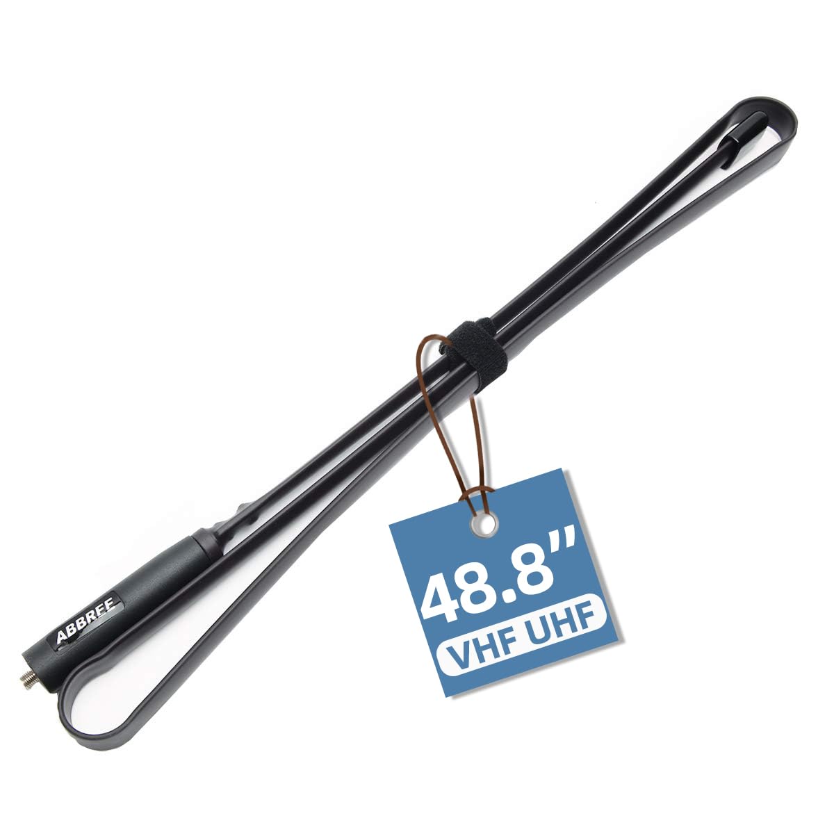 48.8 Inch Army Game Foldable Tactical Outdoor Sports Dual Band 2M/70CM 144/430MHz Antenna for Baofeng UV-5R UV-82 BF-F8HP GT-3TP Quansheng UV-K5 Ham GMRS Two Way Radio