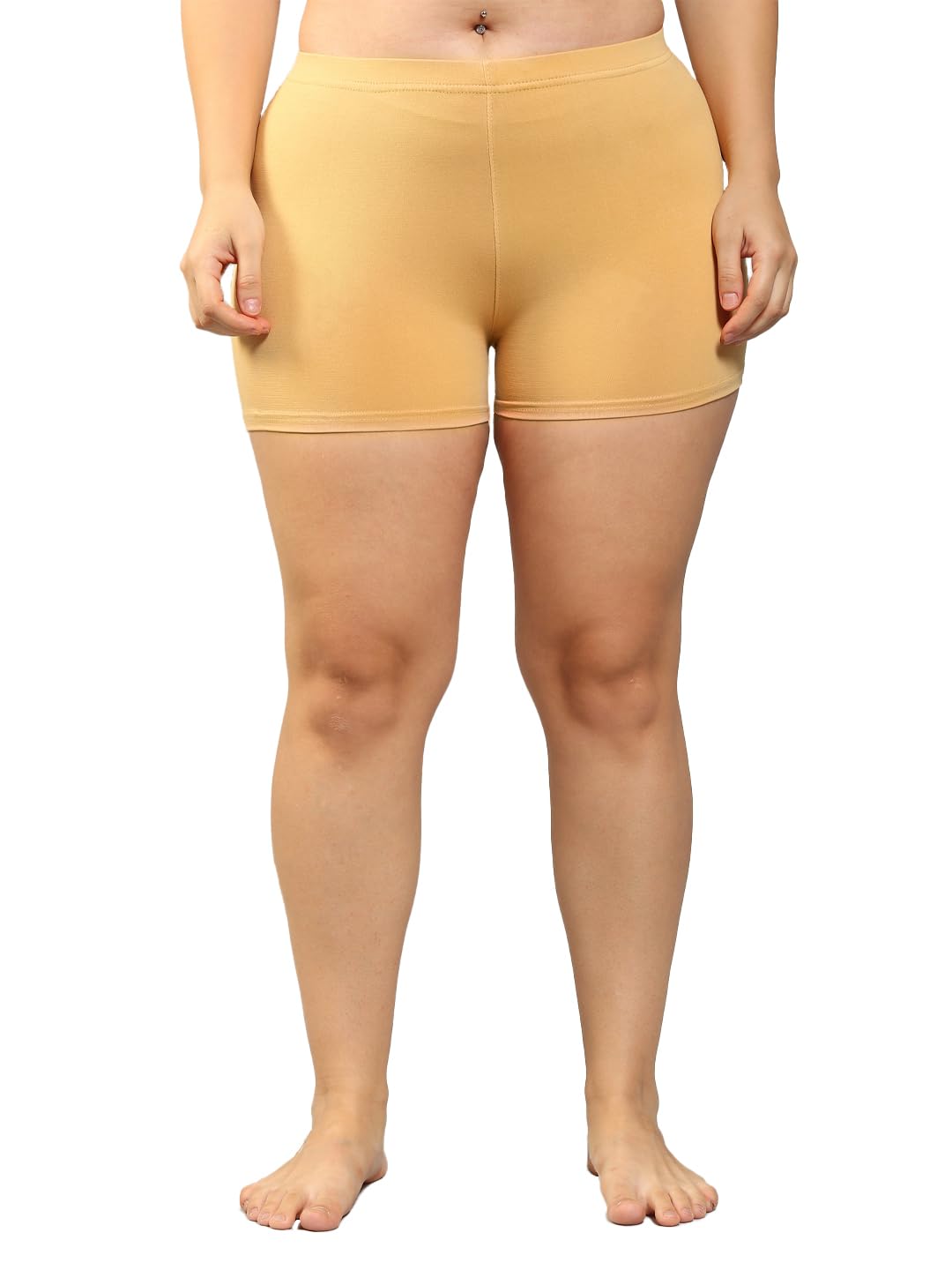 plus size Women Boyshorts Super Combed Cotton Stretchable Mid Waist Boxer Brief Panties-picture-56