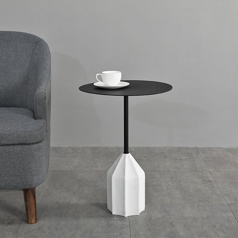 eexbz Sofa Coffee Shop Iron Small Round Table Home Simple Balcony Side Table Living Room Sofa Coffee Table Sofas for Living Room