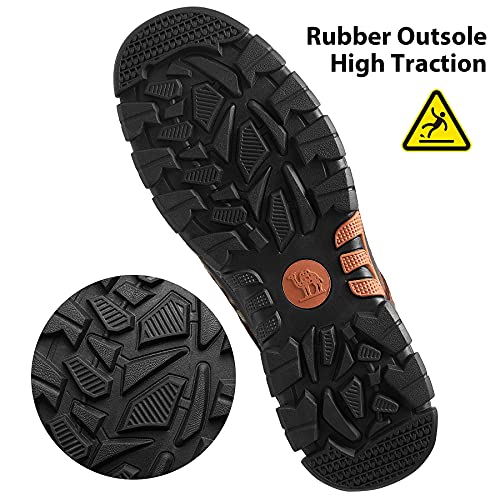 CAMEL CROWN Men Casual Shoes Loafers Comfortable Walking Shoes Oxford for Work Dress Travel-Lace up4