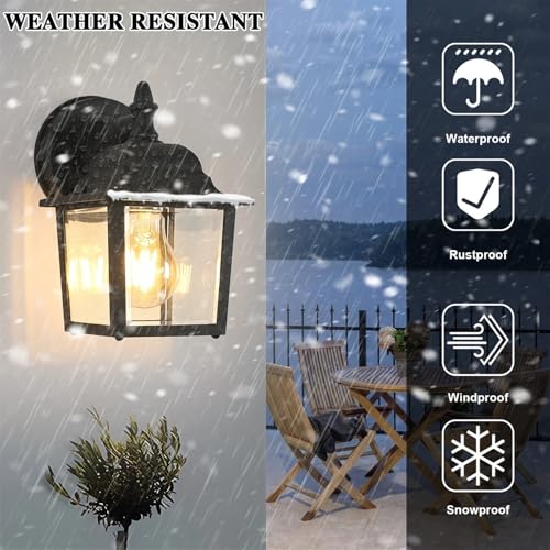 Applique murale extérieure vintage E27 LED pour éclairage jardin - 5