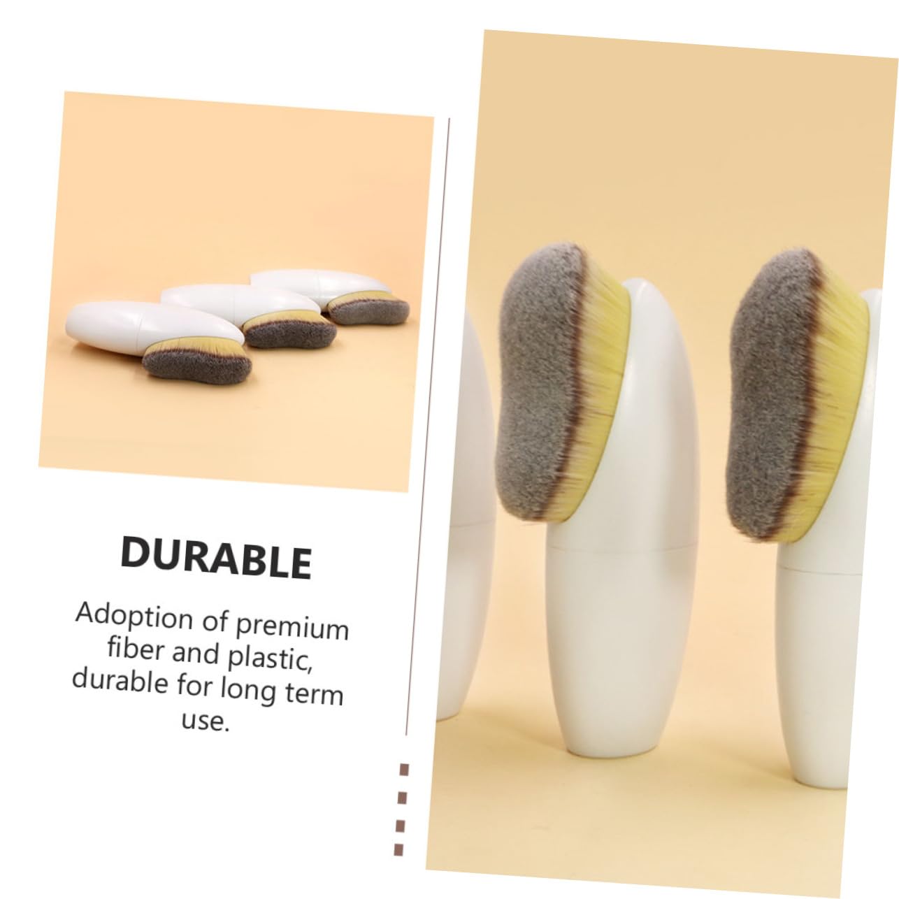 POPETPOP Juego De 3 Brochas De Maquillaje Brochas Faciales Para Maquillaje Suelto Brochas De Detalle Para Cosméticos 2 Unidades X 3