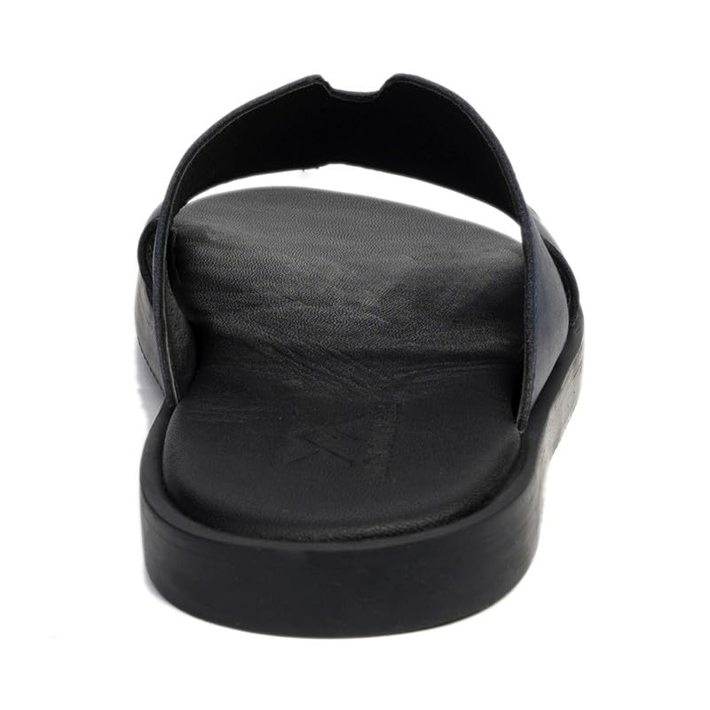 Anthony Veer Marrkesh Leather Comfort Slide/Slipper for Men | Cushioned Footbed & Durable Rubber Outsole3