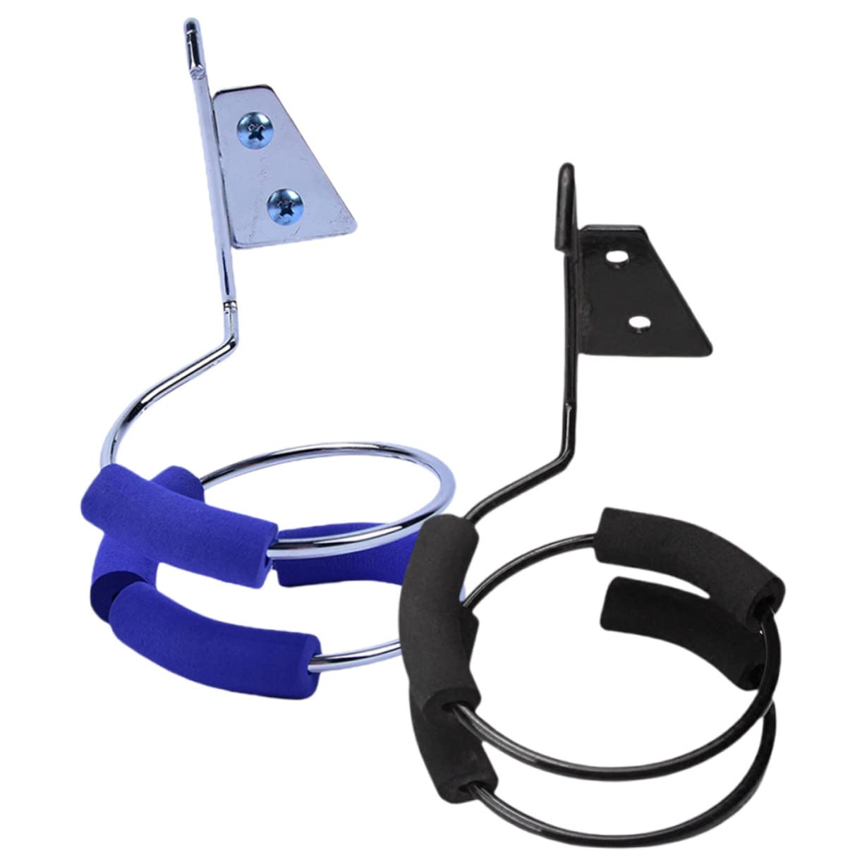 CALLARON 4 Sätze Haartrocknerhalter Föhn Wandhalter Föhn Halter Haartrockner Halterung Lockenwickler Salon-aufbewahrungsregal Wandhalter Für Haargebläse Rostfreier Stahl 2 Stück * 4
