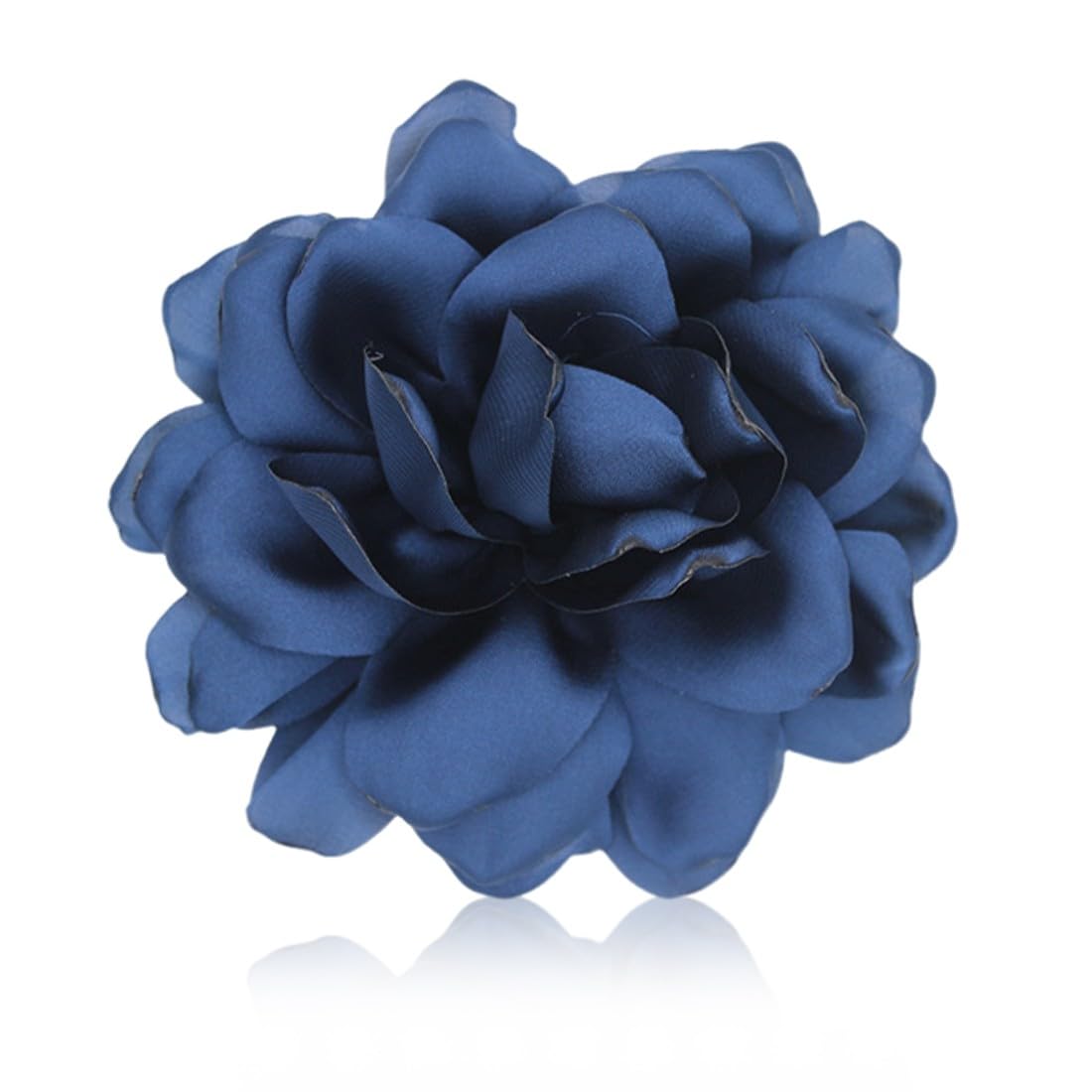 Broches Para Ropa Mujer, Broche De Flor De Rosa, Flores Para Vestidos De Fiesta, Grande, Pinza Para El Pelo, Horquilla Con Flor, Elegante Broche De Solapa Floral Para Boda, Fiesta,Baile(Negro) — view 18