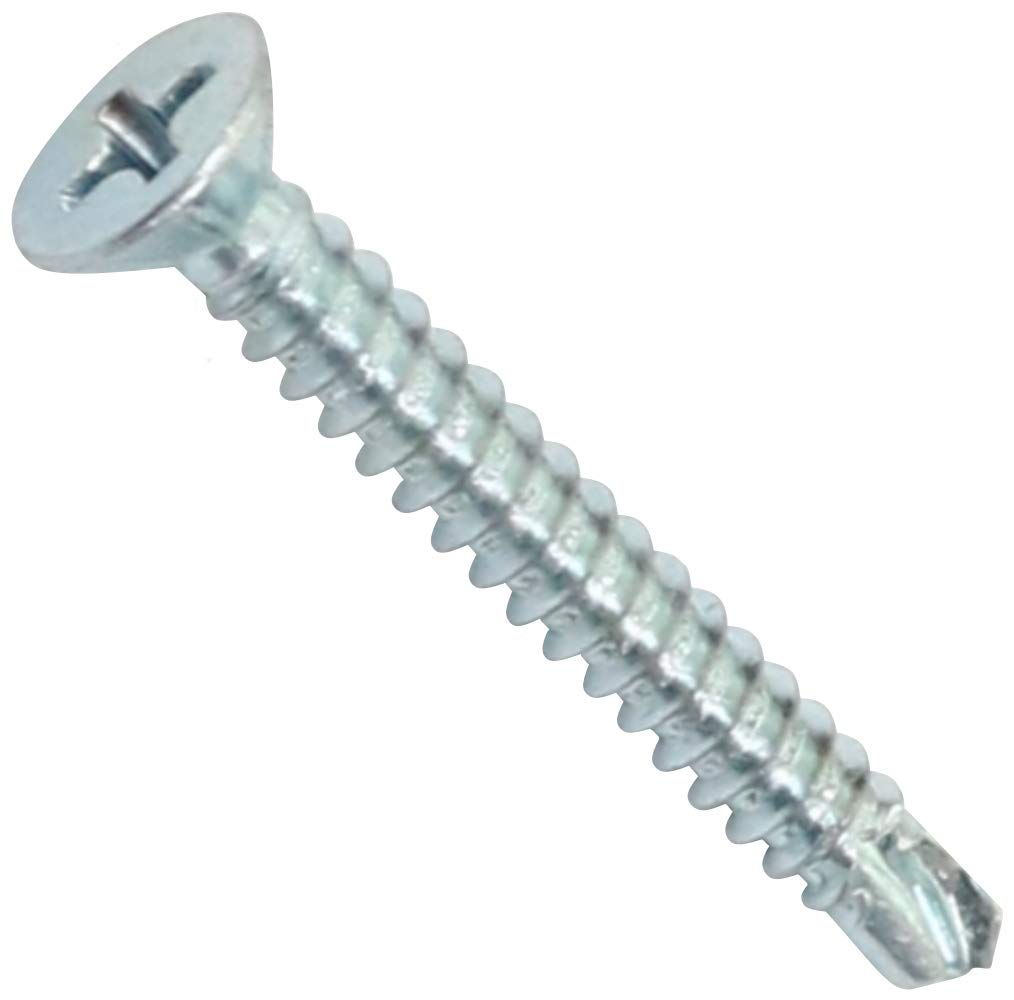 50 Viti Autofilettanti Phillips Testa Piatta 3.9x13mm - Zincate Per Lamiere E Legno - Foto 7