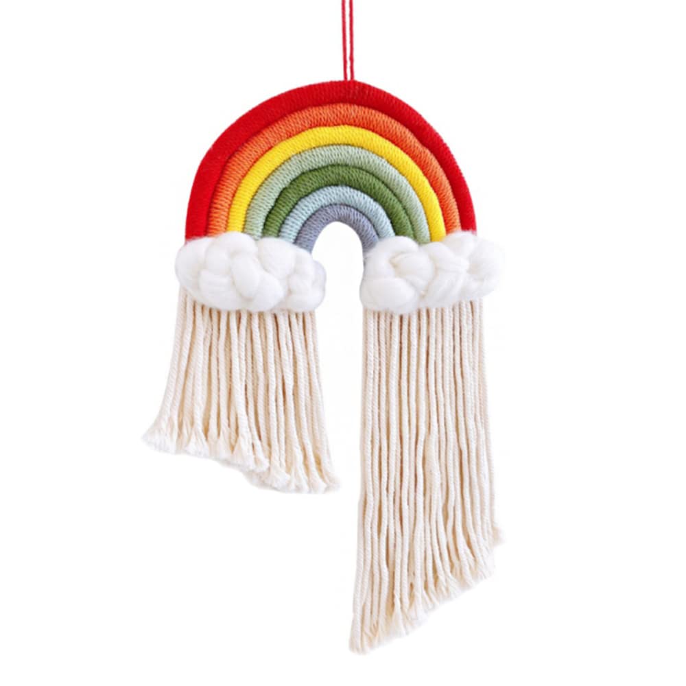 Tiardey Bohemian rainbow charm for Cars Baby Nursery, Children’s Bedroom & Home Decor - Red rainbow