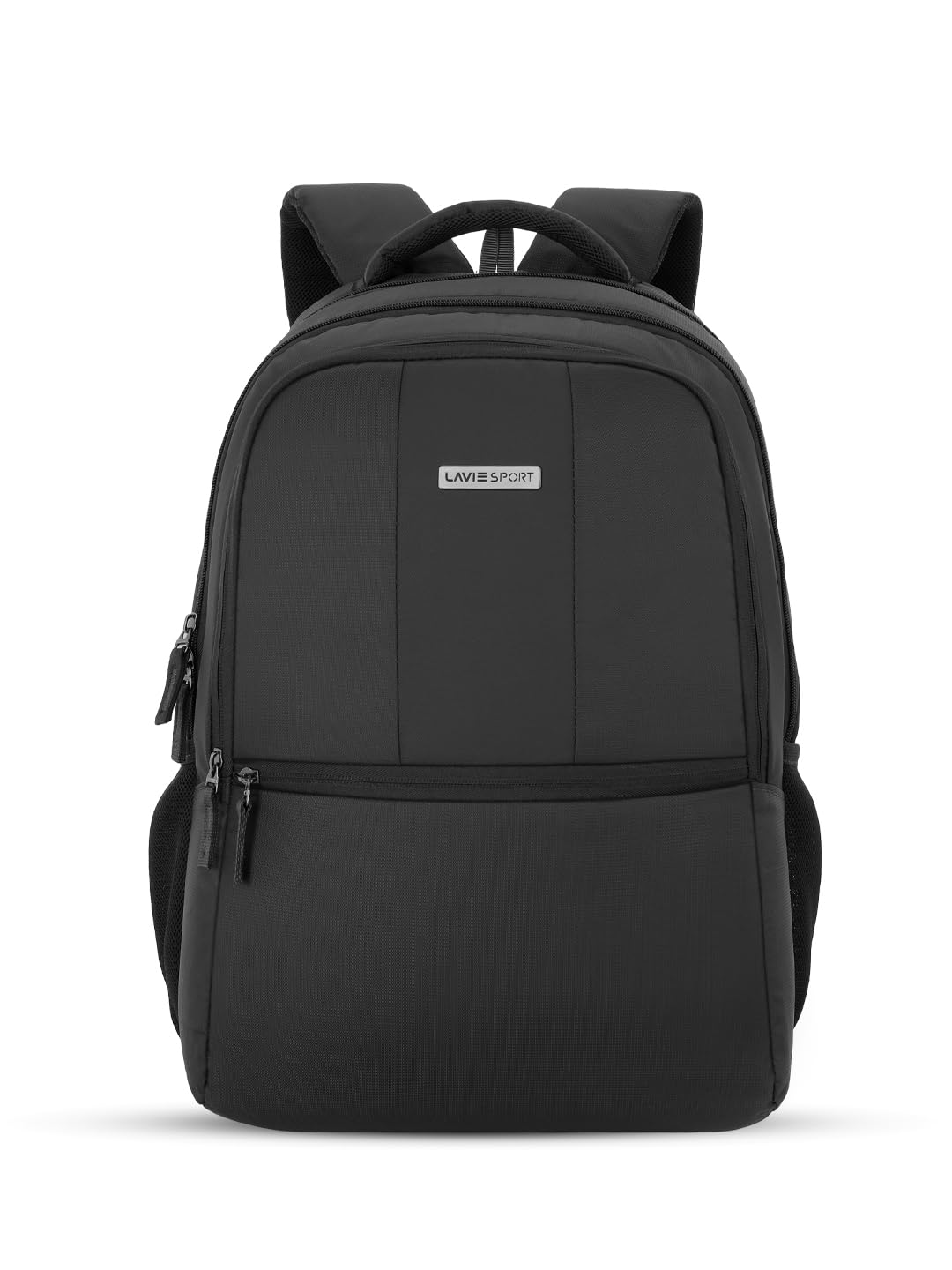 47cm Falcon 28 Litres 4 Compartment Laptop Backpack For Unisex | Business Laptop Bag | Upto 15.6" Notebook/Macbook Compatible (Black)-image-4