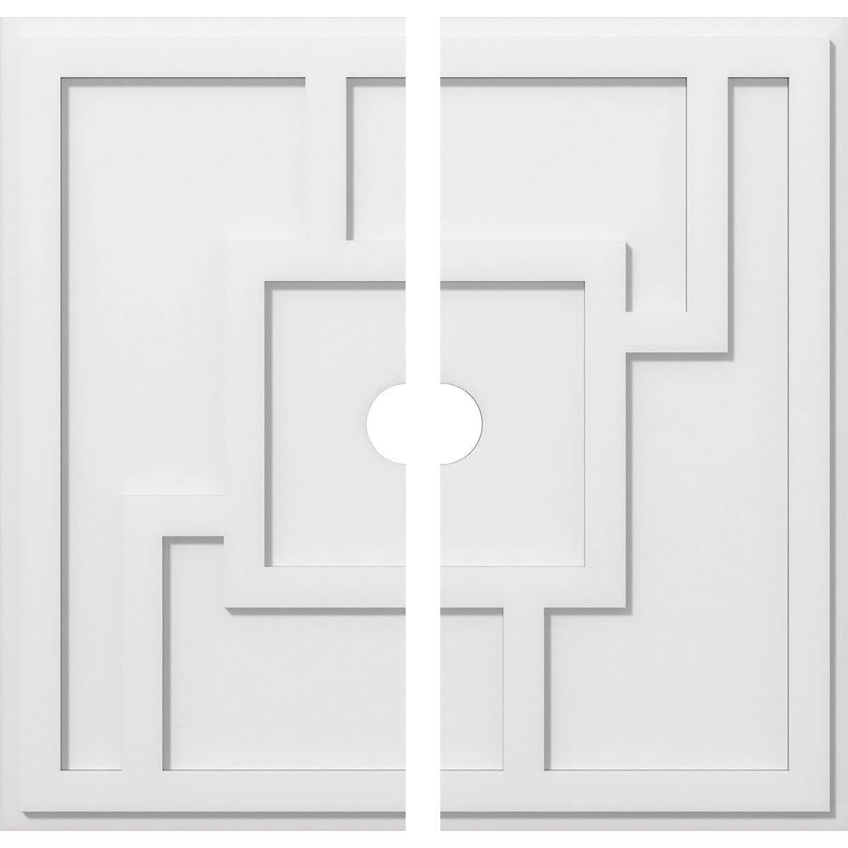 Ekena Millwork CMP14KX-03000 Knox Architectural Grade PVC Contemporary Urethane Ceiling Medallions 14"OD x 3"ID x 4 3/4"C x 1"P — Amazon image 32