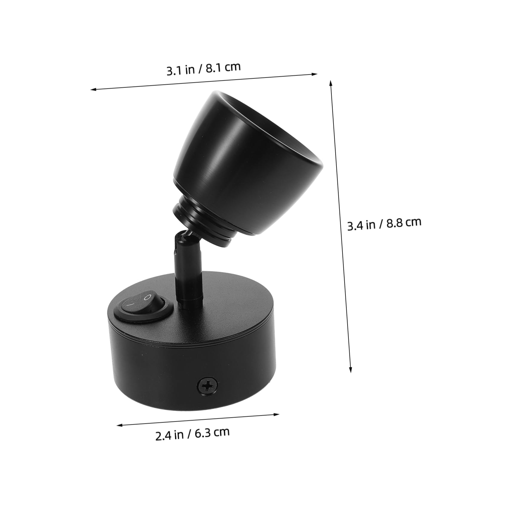 NUOBESTY 1set Wall Mounted Led Reading Light Warm Bedside Lamp for Bedroom Living Room and Outdoor Use Stylish Design Energy Efficient