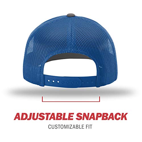 Image of Richardson 112P Patterned Snapback Trucker Hat - Custom Leather Patch Hat | No Minimals | Volume Tiered Pricing
