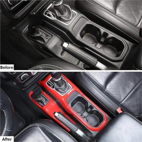 Embellecedor para panel de cambio de marchas de Jeep Wrangler JL 2018-2023 2