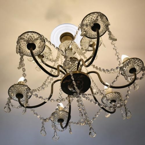 Image of INCREWAY 2Packs Split Lighting PU Ceiling 3D Modeling Ceiling Cover Plate Ceiling Fan Medallion Home 12 Inch OD x 5 Inch ID