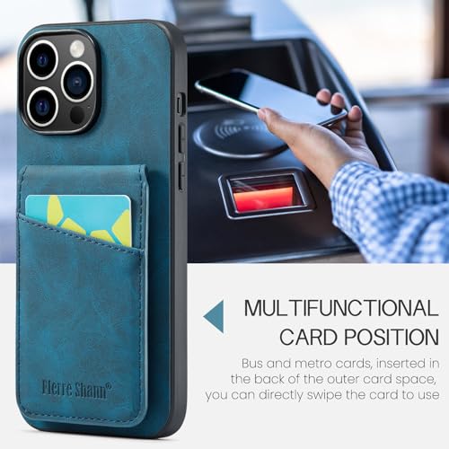 Étui portefeuille iPhone 13 Pro Max anti RFID protégeant l'écran et vos données bancaires - 2