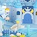 fygurso Dream Princess Play Set, 12.2*8.6*8.8 inches with 2 Magnetic Control Movable Toys, Magnetic Doll House Building Toys with Light Music, Toy Gift for Girls Kids Ages 6+（Blue）