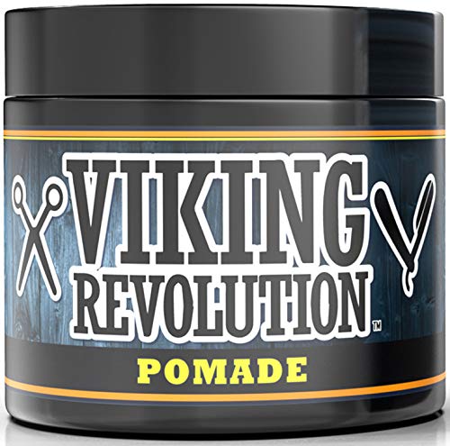 Viking Revolution - Pomade Herren 113g - Einfaches Styling Ihres Haars - Fester, Starker Halt Und Hoher Glanz Zur Unterstützung Des Herrenstylings -haarwachs Männer - Haar Wax Herren Cover